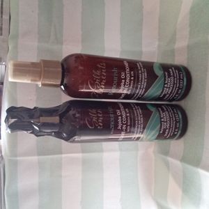 Silk Elements Renourish Jojoba Oil Leave-In conditioner Spray 8oz 2 bottles